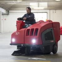 RCM Boxer Plus with HEPA Filtration Rider Vacuum Sweeper