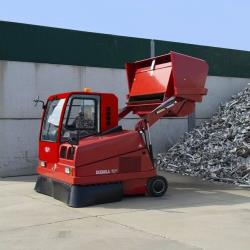 Elevate your clean with comfort - the RCM Duemila Rider Vacuum Sweeper now with optional Air-Conditioned Cabin!